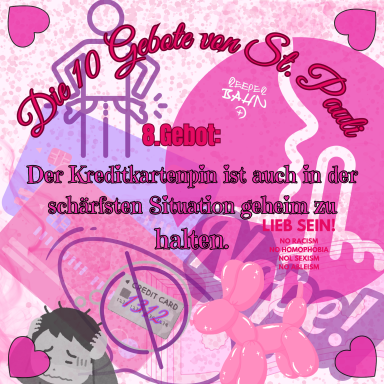 Kiezgesetze von Genger & Schroeder — 8. Gebot, Keramikfliese am S-Bahn Reeperbahn, Hamburg St. Pauli